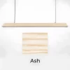 Alloy Ash Wood Hanging Lamp