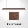 Alloy Walnut Wood Hanging Lamp