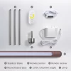 Decor floor lamp accessories list, including 6 components.