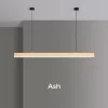 Industrial Alloy Ash Wood Pendant Light