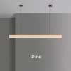 Industrial Alloy Pine Wood Pendant Light