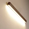 Walnut Wood LED Wall Lamp Real Photo