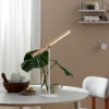 Beech Wood Small Reading Table Lamp