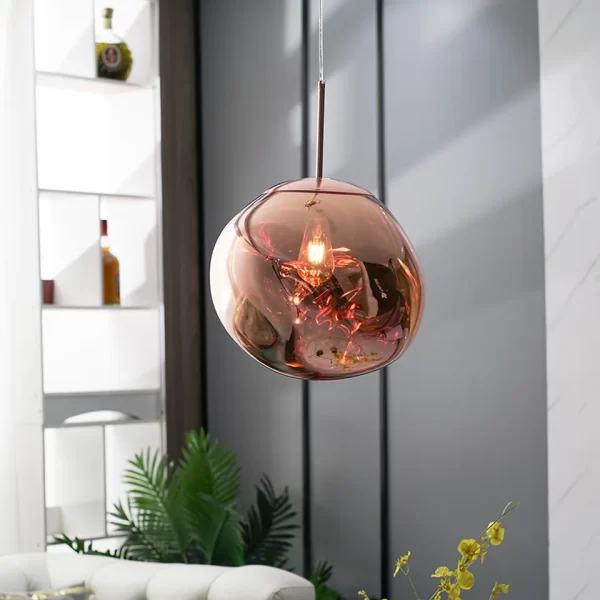 Irregular Lava Glass Pendant Light