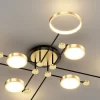 Modern Aluminum Rings Frame LED Ceiling Pendant