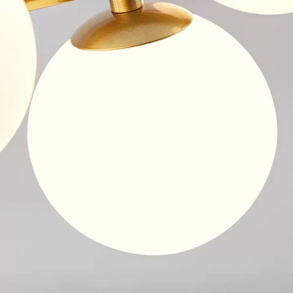 Modern Glass Sphere Chandelier Light Lampshade