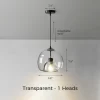 Transparent Nordic Glass Ceiling Light