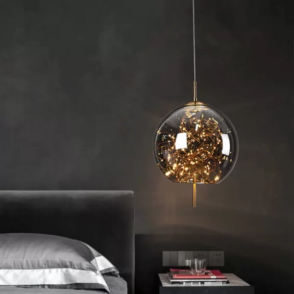 Personality Glass Star Pendant Light