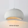 White Wabi Sabi Minimalist Style Pendant Light