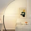 Black Arched Bright Floor Lamps