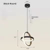 Round Simple Modern LED Pendant Lights