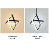 Simple Modern LED Pendant Lights color temperature, warm light 3000K, white light 6000K