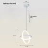 Round Simple Modern LED Pendant Lights