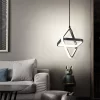 Square Simple Modern LED Pendant Lights next to the sofa