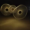 Transparent Acrylic Lotus Leaf Chandelier Real Photo