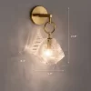 Vintage Glass Wall Sconce