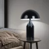 Black Color Modern Mushroom LED Table Lamp