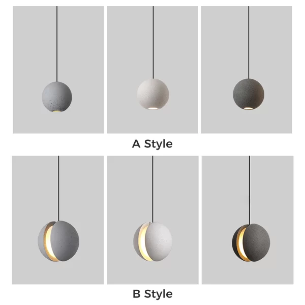 Creative Cement LED Hanging Light