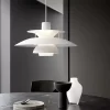 Danish Design Pure White Iron Pendant Light