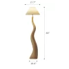 Japanese Creative Cream Style Floor Lamp Dimensions