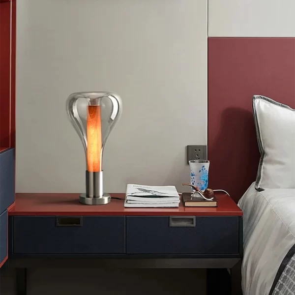 Minimalist Personality Clear Glass Table Lamp