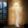 White Japanese Creative Cream Style Floor Lamp Corridor Scene Display